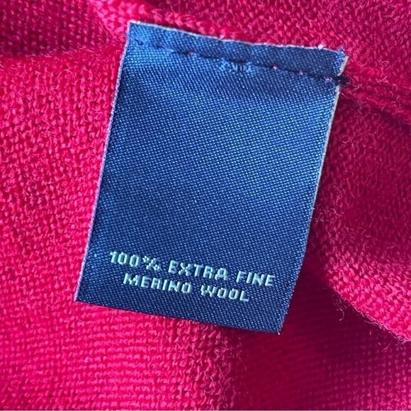 Hart Schaffner Marx Men’s Size 3XLT Tall Merino Wool Sweater Vest Red NWT - Picture 3 of 5